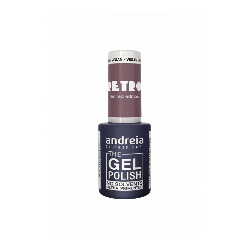 GEL POLISH NO SOLVANT RT6 Vieux Mauve "RETRO" ANDREIA 10.5ml