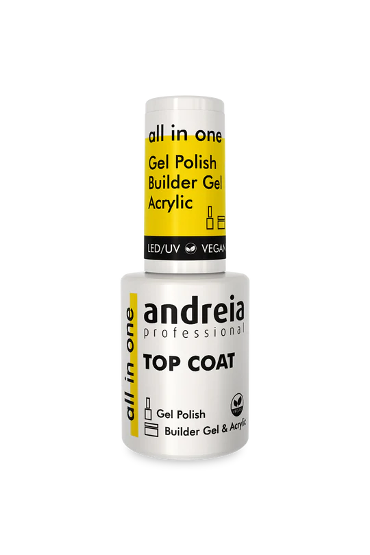 TOP COAT "ALL IN ON" Végan LED/UV ANDREIA 10.5ml