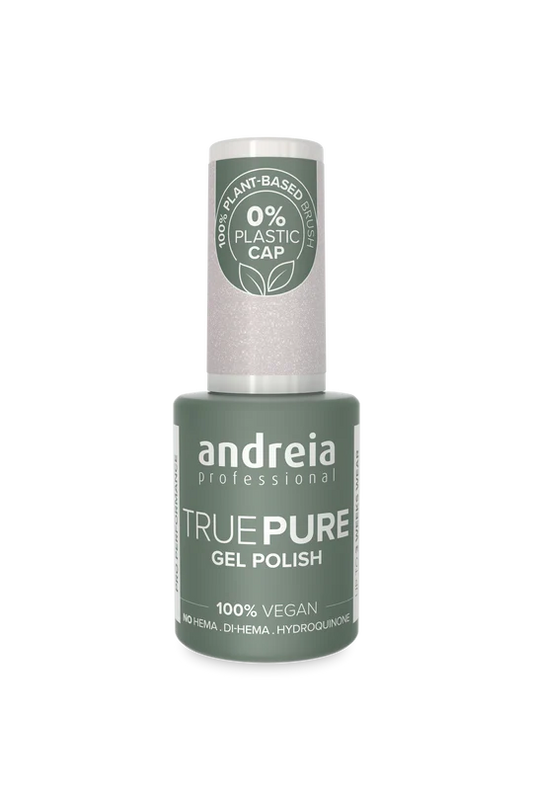 GEL POLISH TRUE PURE T03 Blanc Pailletté ANDREIA 10.5ml