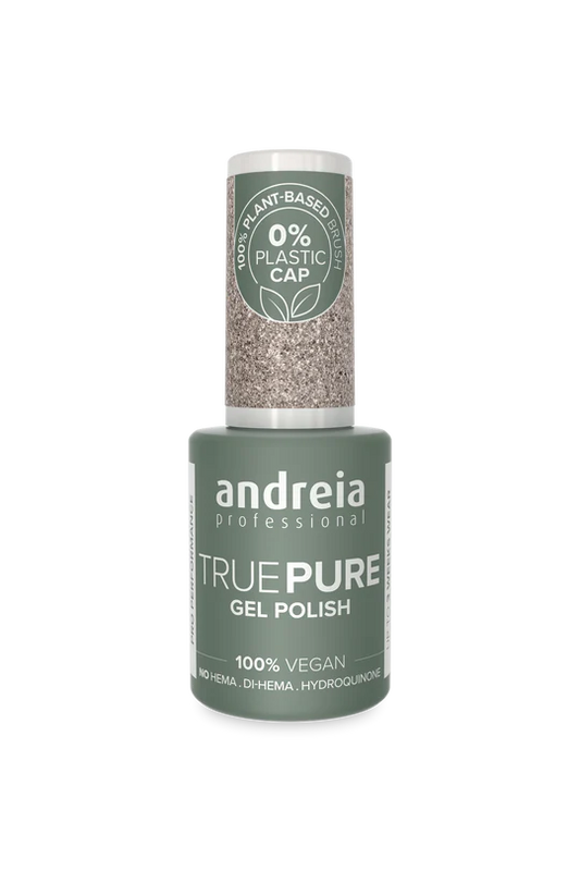 GEL POLISH TRUE PURE T04 Paillette Argent ANDREIA 10.5ml
