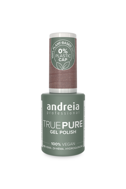 GEL POLISH TRUE PURE T42 Taupe Pailleté ANDREIA 10.5ml
