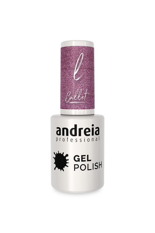 GEL SP N°ba3 Mauve Pailleté "collection BALLET" ANDREIA fl.10,5ml