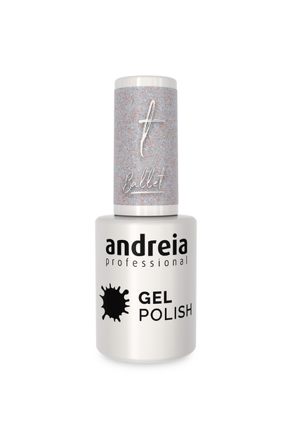 GEL SP N°ba6 Transparent Pailleté Bleu "collection BALLET" ANDREIA fl.10,5ml