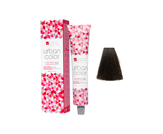 COULEUR ANTI/ÂGE CHATAIN N°4 "URBAN COLOR" tube 100ml