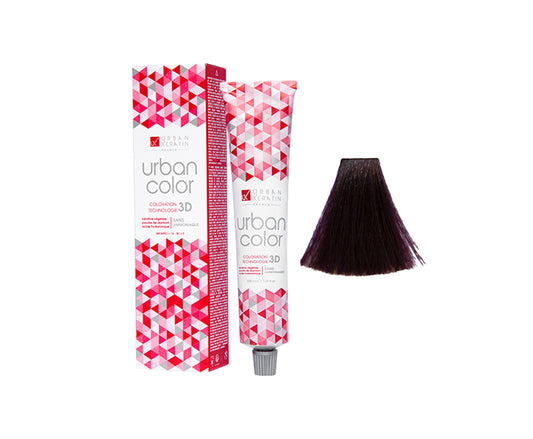 COULEUR ANTI/ÂGE CHATAIN CLAIR VIOLINE INTENSE N°5.20 "URBAN COLOR" tube 100ml