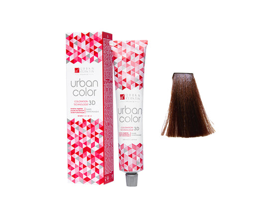 COULEUR ANTI/ÂGE CHÂTAIN CLAIR CUIVRE  N°5.4 "URBAN COLOR" tube 100ml