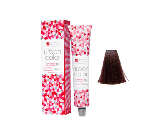COULEUR ANTI/ÂGE CHÂTAIN CLAIR ACAJOU N°5.5 "URBAN COLOR" tube 100ml