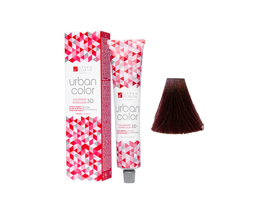 COULEUR ANTI/ÂGE CHÂTAIN CLAIR ROUGE CHAUD N°5.66 "URBAN COLOR" tube 100ml