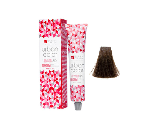 COULEUR ANTI/ÂGE BLOND FONCE CENDRE DORE N°6.13 "URBAN COLOR" tube 100ml