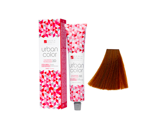 COULEUR ANTI/ÂGE BLOND FONCE CUIVRE N°6.4 "URBAN COLOR" tube 100ml