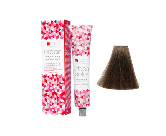 COULEUR ANTI/ÂGE BLOND CENDRE DORE N°7.13 "URBAN COLOR" tube 100ml