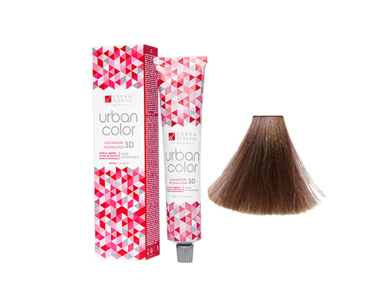 COULEUR ANTI/ÂGE BLOND IRISE CUIVRE  N°7.24 "URBAN COLOR" tube 100ml