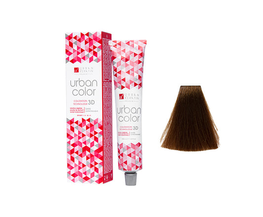 COULEUR ANTI/ÂGE BLOND DORE ACAJOU N°7.35 "URBAN COLOR" tube 100ml