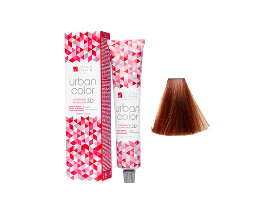 COULEUR ANTI/ÂGE BLOND CUIVRE PROFOND N°7.44 "URBAN COLOR" tube 100ml