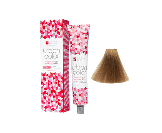 COULEUR ANTI/ÂGE BLOND CLAIR DORE CENDRE  N°8.31 "URBAN COLOR" tube 100ml