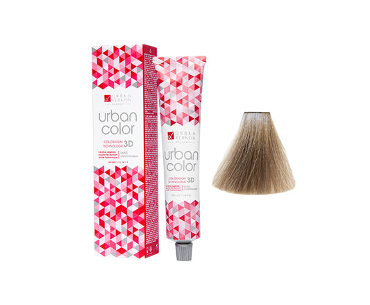 COULEUR ANTI/ÂGE BLOND TRÈS CLAIR CENDRE  N°9.1 "URBAN COLOR" tube 100ml