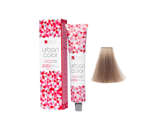 COULEUR ANTI/ÂGE BLOND TRÈS CLAIR CENDRE DORE N°9.13 "URBAN COLOR" tube 100ml